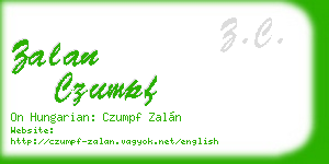 zalan czumpf business card