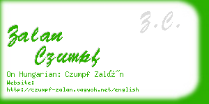 zalan czumpf business card